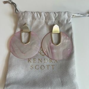 Diane 14K Rose Goldplated & Mother Of Pearl Drop Earrings